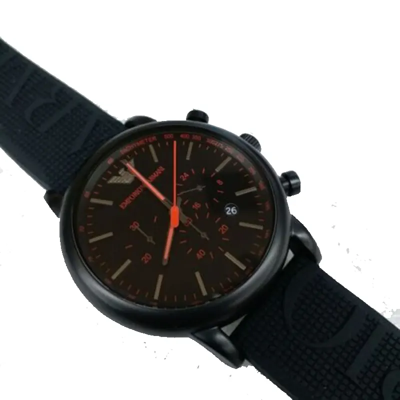 Armani Luigi Chronograph Black Dial Men's Watch | AR11024